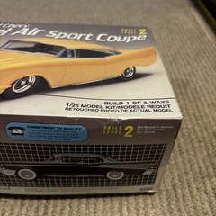 AMT 1957 Chevy Bel Air Sport Coupe 1/25 Scale Model Kit 6563 No Manual