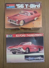 REVELL 63 FORD Thunderbird 1:32 SCALE and Monogram 56′ T-Bird