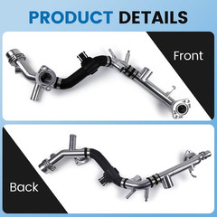 Upgrade aluminum engine coolant, radiator pipes and water pipes.Compatible with
