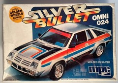 MPC 1980 Silver Bullet Dodge Omni 024 Car Model Kit 0710, 1/25,Sealed (B263)