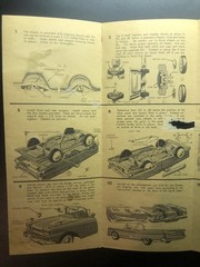 VINTAGE AMT 1959 Ford Galaxie 3in1 Model Kit #139 Original INSTRUCTIONS ONLY