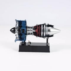 Educational DM122 Turbofan Engine Model Kit All-Metal 1:20 Scale Assembly DIY
