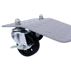 4Pack 6000Lb Capacity Gray Heavy Duty Mechanics Creeper Seat with Brakes