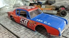 #58 Bob Welborn Studebaker 1/43rd Scale Waterslide Slot Car Decals