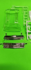 66 1966 Chevy Malibu SS 1/24 Body Hood Glass Bumper Interior Tub Frame Rear End