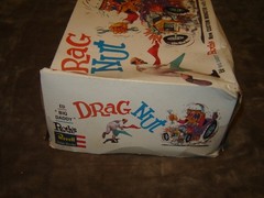 Revell 1308 Model kit DRAG NUT Big Daddy w/Rat Fink Box open 1995 Kit MIB NICE