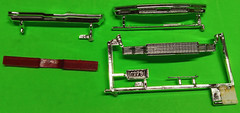 1976 Chevy Caprice 1/25 Chrome Front Rear Bumper Grill Amber Tail Lights MPC