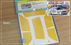 ZoomOn 1/24 M3 E30 Window and Light Painting Masks for Aoshima/Beemax kit
