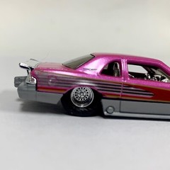 1:64 15” Pro Stock style Chrome Wheels And Tires. Car Not Available.