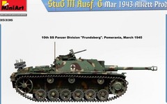 MINIART 35336 1/35 Scale StuG III Ausf. G March 1943 Alkett Prod Model Kit