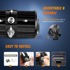 18024C-A 420W 20Inch Triple Row Flood Spot Combo 42000LM Bar Driving Bo