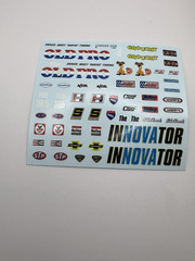 AMT 1142 Chevy Nova SS Pro Stocker Parts Kit Bash Decals