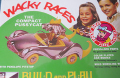 MPC Model Kit Wacky Races Compact Pussycat 1:25 Scale SNAP TOGETHER MPC934