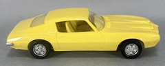 1973 Pontiac Firebird Formula 400 Yellow Dealer Promo Model Car