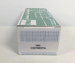 New 1962 Lincoln Continental Promo Model REPLICA BOX ONLY..NO CAR