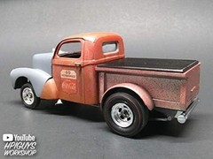 1940 Willy’s Coca-Cola Pickup Gasser Model Kit