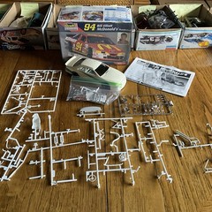 Built Model Car, 1997 Revell Stock Car STARTED, INCOMPLETE, MODIFIED