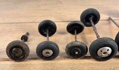 Vintage Antqiue Lot Of Toy Wheels 16 Pcs Various Sizes