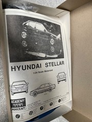 Academy 1/24 Hyundai Stellar – Open Box Sealed Bags New *rare* good condition,