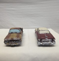 Vintage resin 55 Chevy & Dodge truck