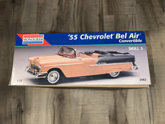 Monogram ’55 Chevy Bel Air convertible model kit(#2462)