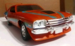 Built 74 Plymouth GTX 440 6 Pak Road Runner 1/25 Scale Model Mopar Muscle Car