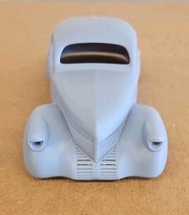 ABS-LIKE RESIN 3D PRINTED 1/25 1939 WILLYS COUPE BODY. GASSER DRAG