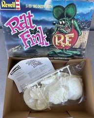 Vintage Revell Rat Fink Plastic Model Kit Ed Big Daddy Roth 1990 – Open Box