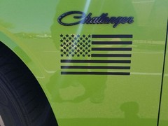 Az Auto Graphics USA American Flag Decal (4″ x 7″, Matte 4″ x Black