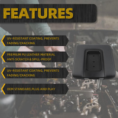 Front Seat Center Console Armrest Lid Compatible with 2014-2018 Chevy(Chevrolet)