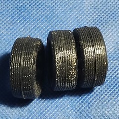 🌟 Goodyear Bluestreak Tires 1:24 or 1:25 Scale 1000s Model Car Parts 4 Sale