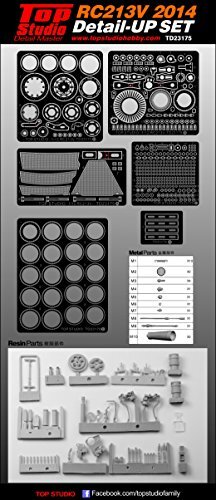 Top Studio Honda Rc213V 2014 Detail Up Set 1/12 Td23175