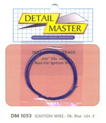 Detail Master 1053 x 1/24-1/25 2ft. Race Car Ignition Wire Dark Blue