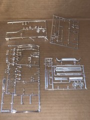 Vintage Junkyard Lot Of Plastic Model Car Chrome Parts And Pieces (Lot Jy444)