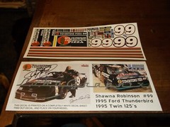 Shawna Robinson #99 1995 TOMBSTONE PIZZA Ford 1/24th scale decals LoboGraphix