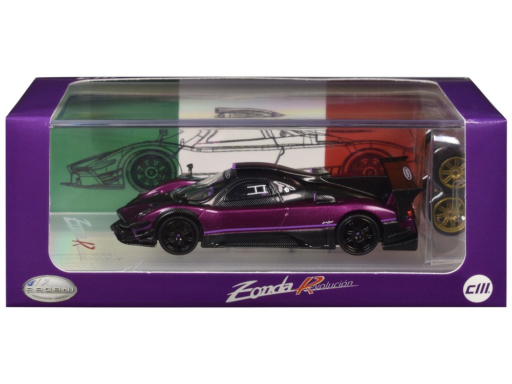CM Models CM64-REVOLUCION-05 1/64 Pagani Zonda Revolucion Purple