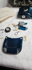 VINTAGE 60’S IMC MODELS FORD GT 1/25 SCALE PARTIAL BUILT MODLE KIT SEE PICTURES