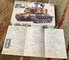 M247 Sgt York 1/35 Scale TAMIYA Partially Assembled Tank Model Kit