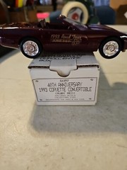 AMT ERTL 1993 CORVETTE CONVERTIBLE RED PROMO CAR 40TH ANNIV. ROAD TOUR