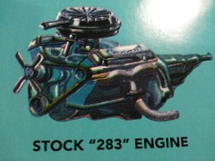 🌟 283 SBC Engine 1957 Chevy Bel Air 1:25 Scl 1000s Model Car Parts 4 Sale.
