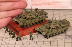 Custom 1/144 Scale WWII Tank Model – Hand-Painted, Personalized Military Collect