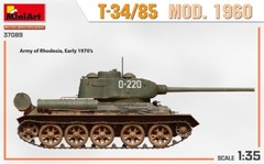 Miniart 37089 – 1/35 Tank T-34-85 modification 1960 scale plastic model kit