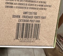 AMT 1:25 40′ Fruehauf Exterior Post Trailer Dohrn, AMT1357/06 New Sealed