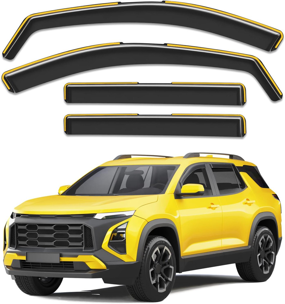 In-Channel Window Rain Guards Fit for Chevy Equinox 2025 2026(NOT for EV) Rain G