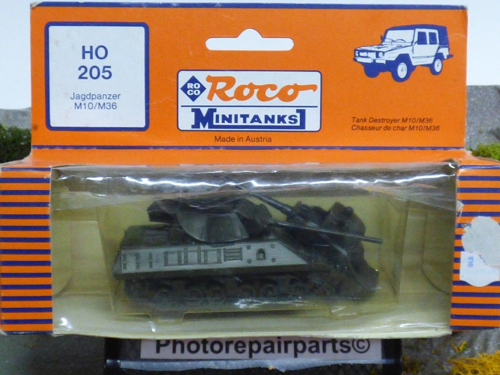 Roco Minitanks NEW 1/87 WWII US M10 / M36 Heavy Weapons Tank Destroyer Lot#7226©