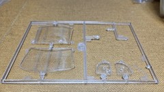 CHEVY Monte Carlo Stock Car FRONT REAR & SIDE GLASS 1:25 AMT model kit PARTS