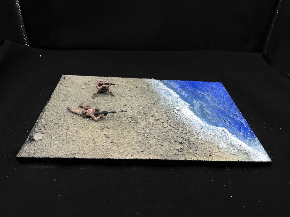 1/35 Scale Military Diorama Base Terrain Display Model Soldiers Figures Diecast
