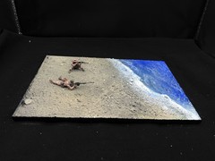 1/35 Scale Military Diorama Base Terrain Display Model Soldiers Figures Diecast