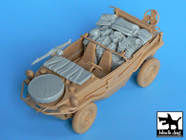 Black Dog 1/35 Volkswagen Schwimmwagen Accessories Set WWII (for Tamiya) T35012