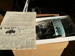 NICHIMO AMC JEEP CJ7 4X4 MOTORIZED MODEL KIT COMPLETE IN ORIGINAL BOX